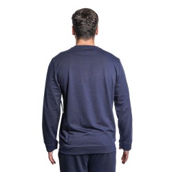 felpa polo ralph lauren UOMO NAVY - 714932514001 vista posteriore indossata