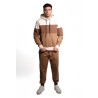 pantalone tuta maison 9 paris UOMO CAMEL/NOCCIOLA/BURRO - M9P4354 vista frontale completo
