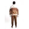 pantalone tuta maison 9 paris UOMO CAMEL/NOCCIOLA/BURRO - M9P4354 vista posteriore completo