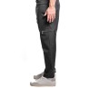 pantalone michael coal UOMO NERO - MCNIC3154F24 vista laterale indossato