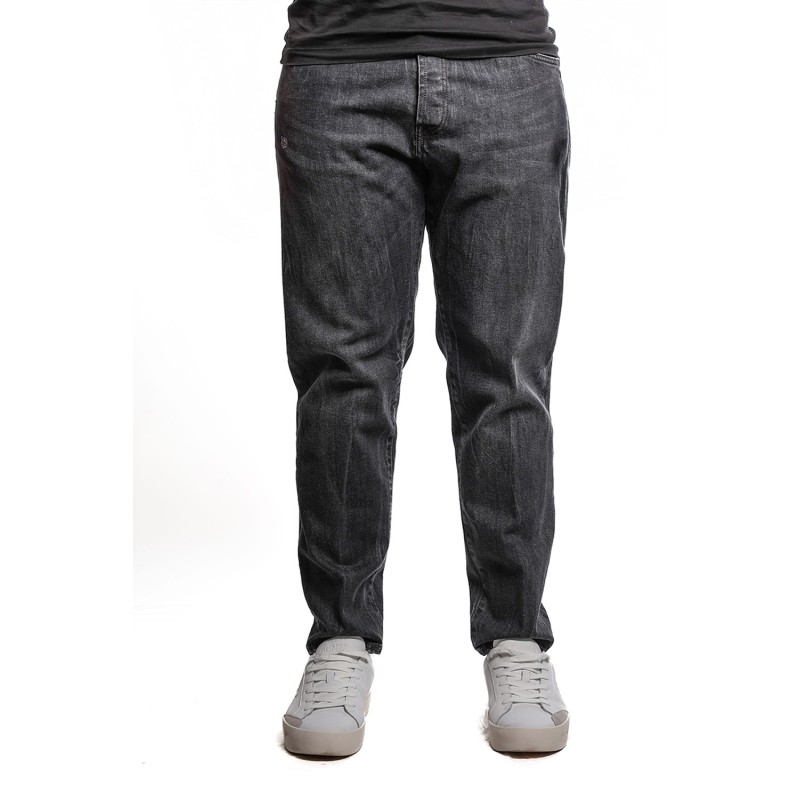jeans michael coal UOMO NERO W628 - MCMRK1225W628C24 vista frontale indossato