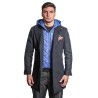 cappotto bharnaba philosophy UOMO BLU - NIGERIA - CP-2010GB vista frontale