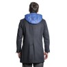 cappotto bharnaba philosophy UOMO BLU - NIGERIA - CP-2010GB vista posteriore indossato