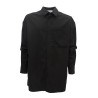 camicia john richmond UOMO BLACK - UMA24113CA HB vista frontale