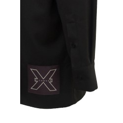 camicia john richmond UOMO BLACK - UMA24113CA HB vista dettaglio posteriore