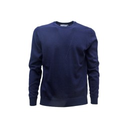 maglioncino masq UOMO BLU 650 - I24-M1000-14-00 vista frontale