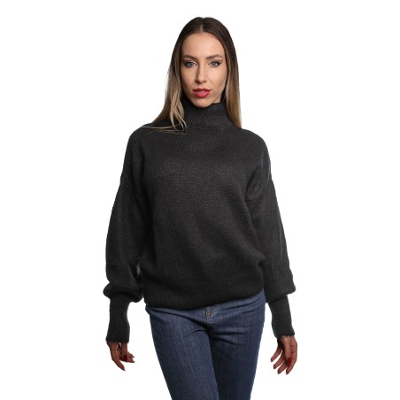 MAGLIONE JIJIL DONNA NERO - JPI23MK401  - 1