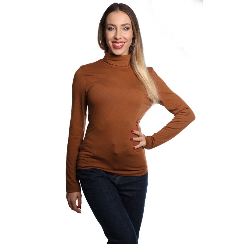dolcevita jijil DONNA CUOIO - JPI24BL181 vista frontale indossato