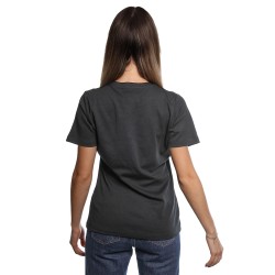 t-shirt john richmond DONNA BLACK - UWA24035TS 1F vista posteriore indossata