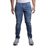 jeans cycle UOMO 07 NAVY BLUE - BONE COMFORT SKINNY MEDIUM VINTAGE DISTRESSED - 441P509 vista frontale indossato