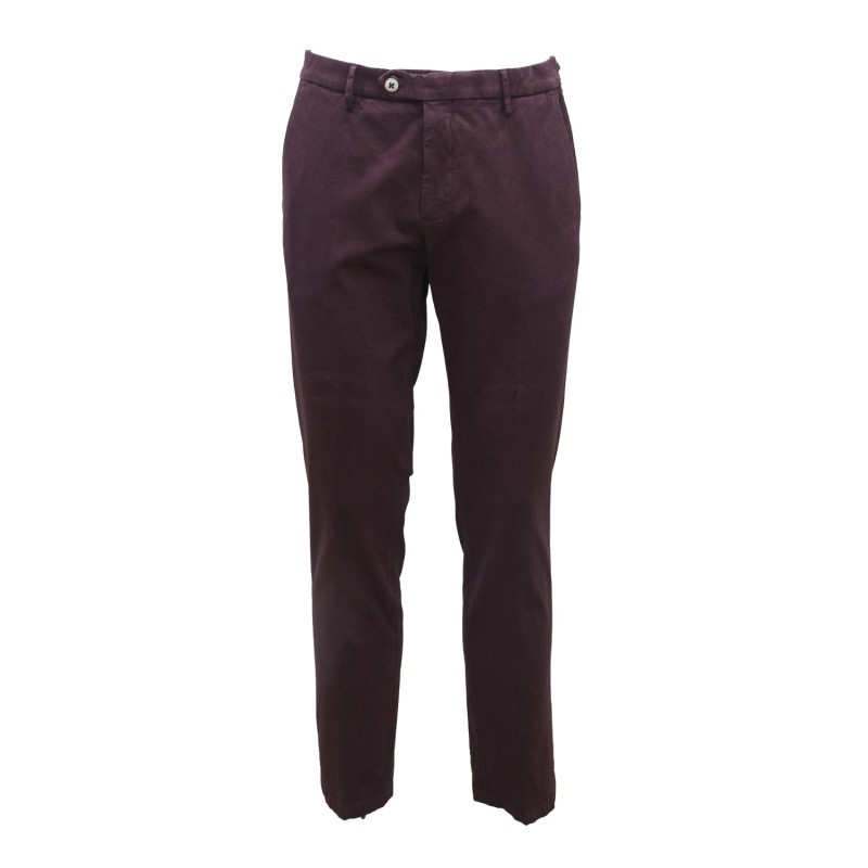 pantalone michael coal UOMO BORDEAUX - MCBRAOMS2500F24C vista frontale