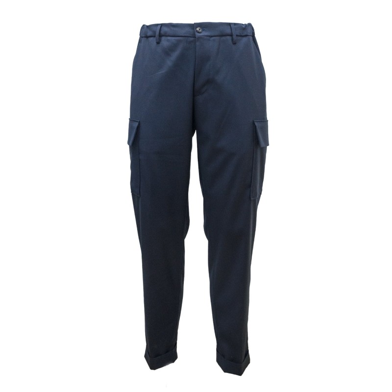 pantalone michael coal UOMO NAVY - MCTHM3616F24 vista frontale