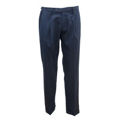 pantalone michael coal UOMO NAVY - MCFR3125F24 vista frontale