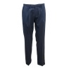 pantalone michael coal UOMO NAVY - MCFR3125F24 vista frontale
