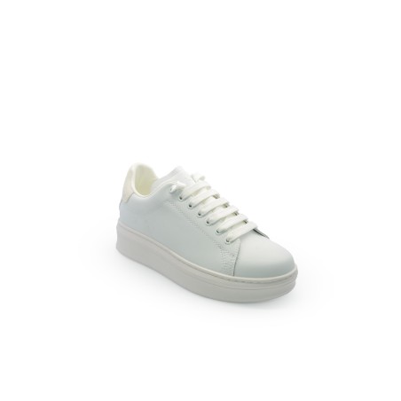 scarpe gaelle paris UOMO BIANCHE - GACAM00081 vista laterale
