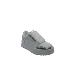 scarpe gaelle paris DONNA BIANCHE E ARGENTO - GACAW01326 vista laterale