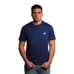 t-shirt save the duck UOMO BLU ELETTRICO 90025 - DT1709M - BESY20 CAIUS vista frontale