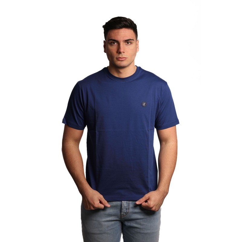 t-shirt save the duck UOMO BLU ELETTRICO 90025 - DT1194M - BESY20 ADELMAR vista frontale