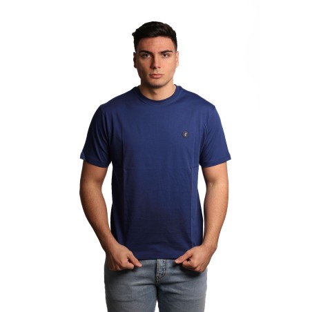 t-shirt save the duck UOMO BLU ELETTRICO 90025 - DT1194M - BESY20 ADELMAR vista frontale