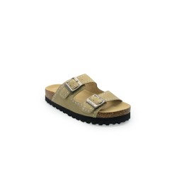 sandali gaelle paris DONNA BEIGE SAFARI - GACAW01391 vista laterale