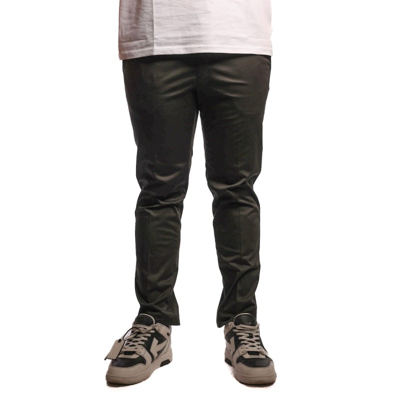 pantalone michael coal UOMO NERO - MCBRAPLS2564S25C vista frontale