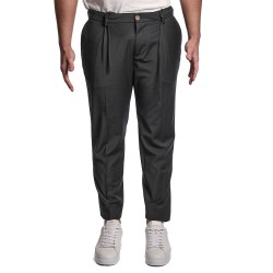 pantalone entre amis UOMO NERO 2000 - P25JAP5/2486 vista frontale