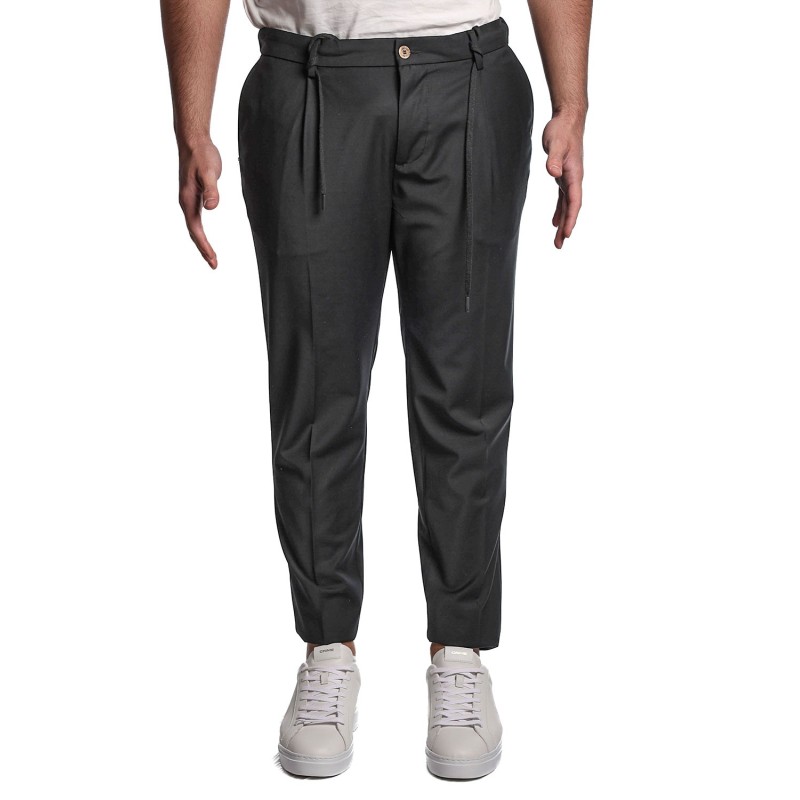 pantalone entre amis UOMO NERO 2000 - P25JAP5/2486 vista frontale