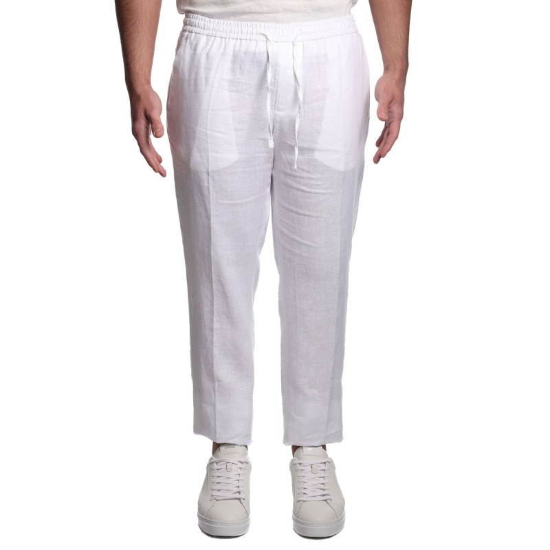 pantalone michael coal UOMO BIANCO - MCADA3783S25 vista frontale