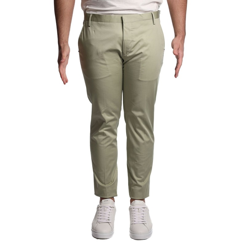 pantalone entre amis UOMO LIGHT GREEN 9045 - P258188/2436 vista frontale