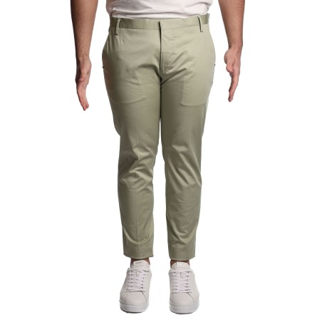 pantalone entre amis UOMO LIGHT GREEN 9045 - P258188/2436 vista frontale