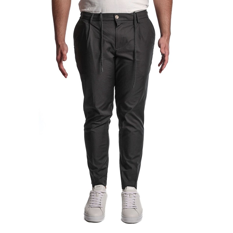 pantalone entre amis UOMO BLACK 2007 - P25JAP5/2779 vista frontale