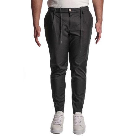 pantalone entre amis UOMO BLACK 2007 - P25JAP5/2779 vista frontale