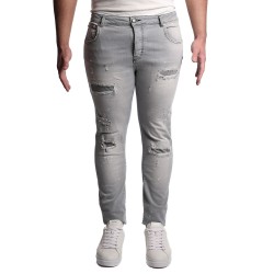 jeans john richmond UOMO DENIM GREY LIGHT - UMP25286JE BA vista frontale