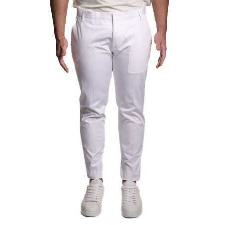 pantalone entre amis UOMO BIANCO 1000 - P258188/2436 vista frontale