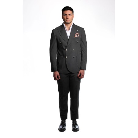 abito bharnaba philosophy UOMO NERO - LOTO - ABS837 vista frontale