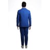 abito bharnaba philosophy UOMO BLU ELETTRICO OCEANO - LOTO -ABS802 vista posteriore