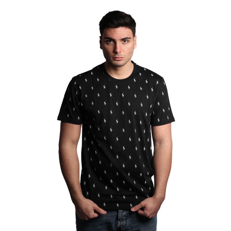 t-shirt polo ralph lauren BLACK - 714899612005 vista frontale