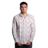 camicia alessandro lamura UOMO BIANCA V.U - SAM3028 vista frontale