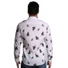 camicia alessandro lamura UOMO BIANCA 1 - SAM870 vista posteriore