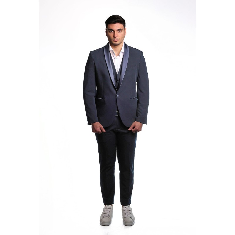 smoking bharnaba philosophy UOMO BLU - LOTORASO - AB2123P vista frontale
