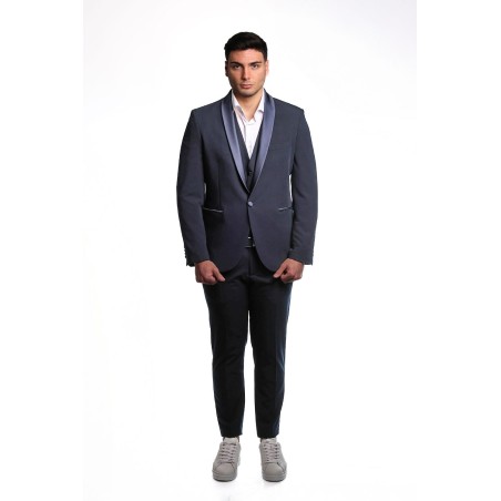 smoking bharnaba philosophy UOMO BLU - LOTORASO - AB2123P vista frontale
