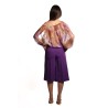blusa jijil DONNA 1492 PAINTING CAMMELLO E VIOLA - JPE25BL309 vista completo posteriore