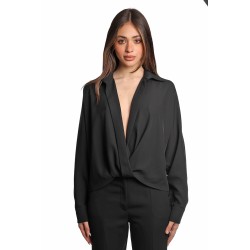 blusa jijil DONNA 0002 NERA - JPE25BL158 vista frontale