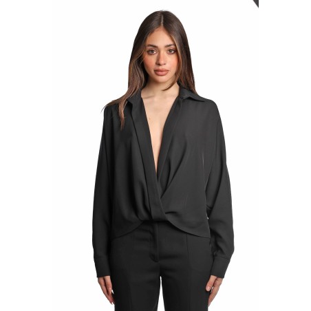 blusa jijil DONNA 0002 NERA - JPE25BL158 vista frontale