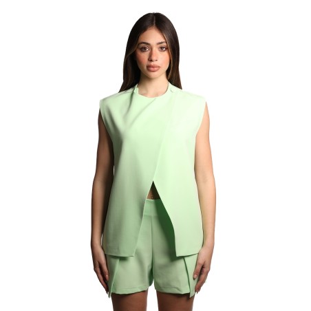 camicia kostumn°1 DONNA VERDE MENTA - KE2573 vista frontale
