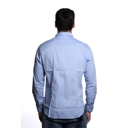 camicia alessandro lamuraUOMO AZZURRA 2 - ADAM01 vista posteriore