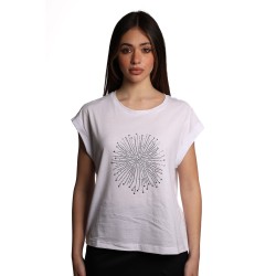 t-shirt jijil DONNA 0001 BIANCA - JPE25TS137 vista frontale