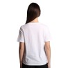 t-shirt jijil DONNA 0088 BIANCA E NERA - JPE25TS032 vista posteriore
