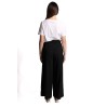 t-shirt jijil DONNA 0088 BIANCA E NERA - JPE25TS032 vista completo posteriore