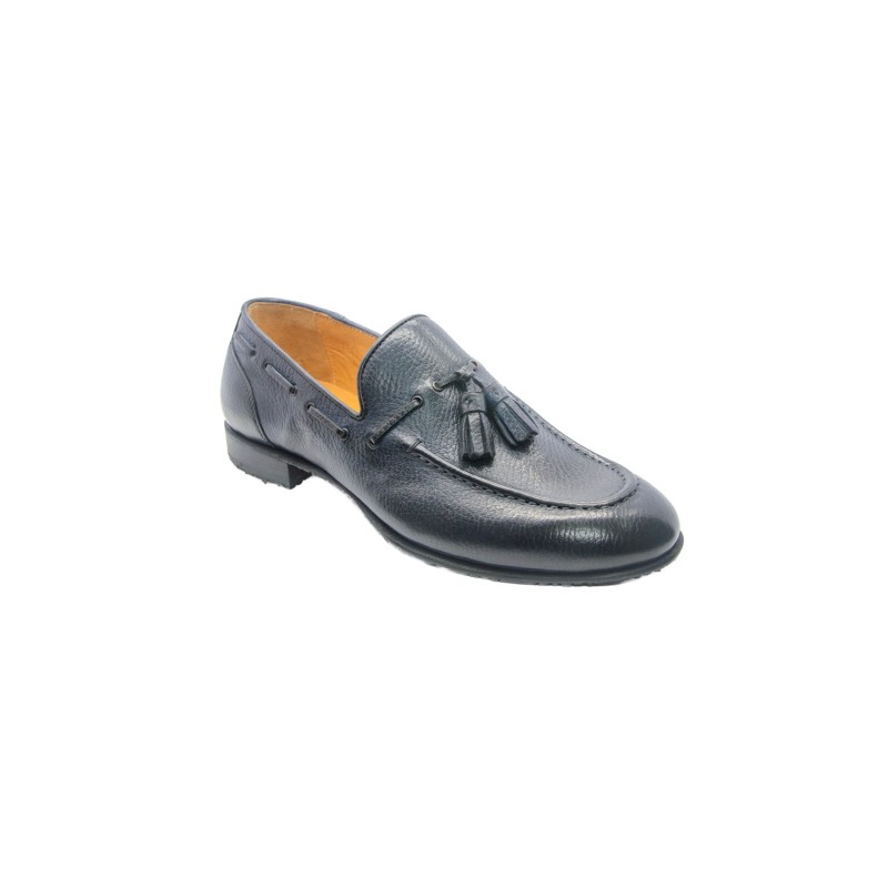 mocassini brecos UOMO BLU - 11872E25 vista laterale
